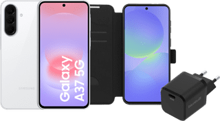 Samsung Galaxy A37 128GB Weiß 5G + Basis-Zubehörset