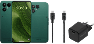 Fairphone 6 256GB Green 5G + Complete Accessory Pack