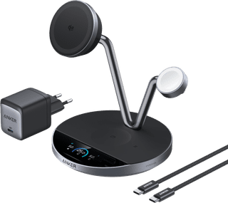Anker Prime 3-in-1 MagGo and Qi2.2 Wireless Charger 25W Black