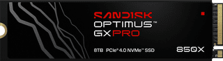 SANDISK Optimus GX PRO 850X 8TB NVMe-SSD mit Kühlkörper