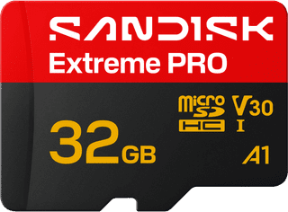 SANDISK Extreme PRO microSDHC 32GB 90 MB/s