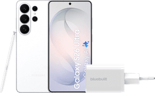 Samsung Galaxy S26 Ultra 1TB White 5G + BlueBuilt Charger 65W White