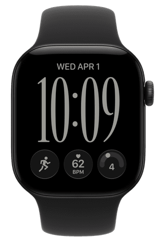 Apple Watch Series 12 42mm Black Sport Band S/M