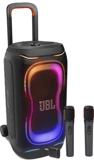 JBL PartyBox 330 Schwarz + JBL Kabelloses Mikrofonset