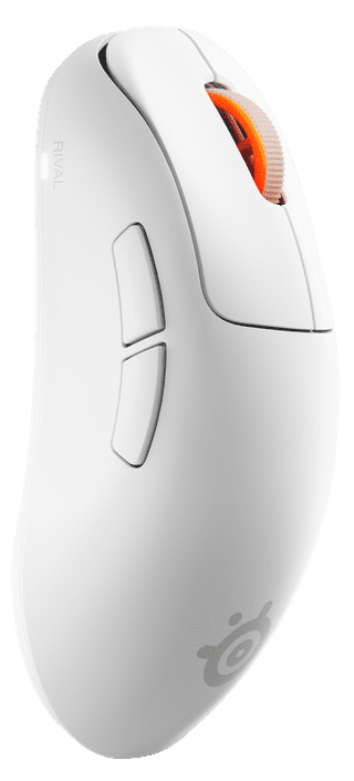 SteelSeries Rival Pro WL Mini Kabellose Gaming-Maus Weiß