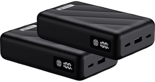 BlueBuilt Power Bank 20.000 mAh mit Schnellladen 45 Watt Doppelpack