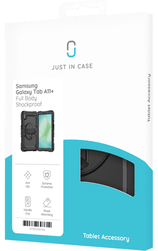 Just in Case Samsung Galaxy Tab A11 Plus Shockproof Case Schwarz