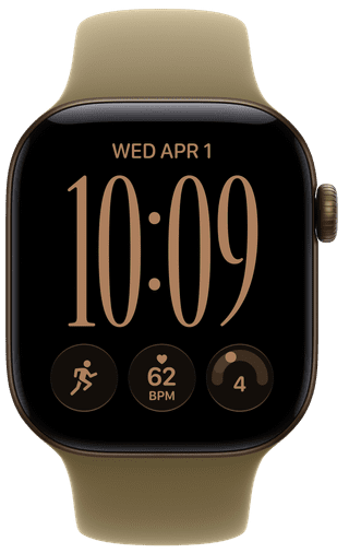 Apple Watch Series 12 42mm Dark Bronze Sport Band M/L