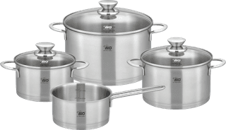ELO Steel Cookware Set TS Silvaran 4-piece