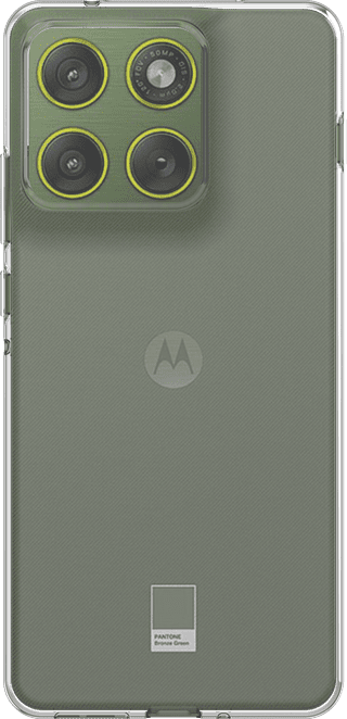 Just in Case Soft Design Motorola Edge 70 Back Cover Transparent