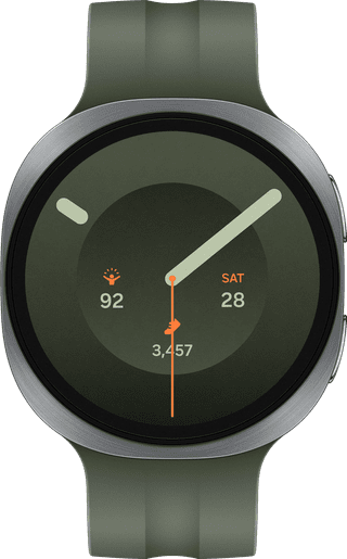 Samsung Galaxy Watch9 Silber/Grün 44 mm