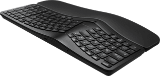 BlueBuilt Kabellose Ergonomische Bluetooth-Tastatur QWERTZ