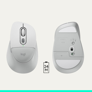 Logitech Signature Comfort Plus M850 L Wireless Mouse Off-White