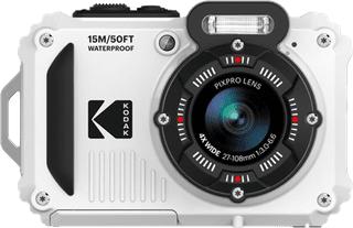 Kodak Pixpro WPZ2 Unterwasserkamera Weiß