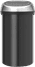 Brabantia Touch Bin 60 Liter Matt Black Fingerprint Proof Schwarz (fingerabdruckbeständig)