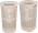 Brabantia Collect-It Wäschekorb 55 Liter - 2er-Set - Beige