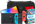 Nintendo Switch OLED Blau/Rot + Nintendo Switch Sports + Bluebuilt Travel Case Blau, Rot