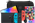 Nintendo Switch OLED Blau/Rot + Mario Kart 8 Deluxe + Bluebuilt Travel Case Blau, Rot