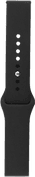 BlueBuilt Silikonarmband Schwarz für Samsung 20 mm Schwarz