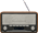 Denver DAB-18 Dunkelbraun Braun, Schwarz
