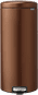 Brabantia NewIcon Treteimer 30 Liter Warm Bronze