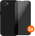 BlueBuilt Backcover iPhone 16e Schwarz + Panzerglas mit Blickschutzfilter Doppelpack