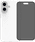 BlueBuilt Back Cover iPhone 16 White + Privacy Filter Screen Protector Glass