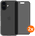 BlueBuilt Backcover iPhone 16 Transparent + Panzerglas mit Blickschutzfilter Doppelpack