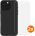 BlueBuilt Backcover iPhone 16 Pro Schwarz + Panzerglas Doppelpack