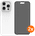 BlueBuilt Backcover iPhone 16 Pro Weiß + Panzerglas mit Blickschutzfilter Doppelpack