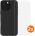 BlueBuilt Backcover iPhone 16 Pro Max Schwarz + Panzerglas Doppelpack