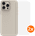 BlueBuilt Backcover iPhone 16 Pro Max Beige + Panzerglas Doppelpack