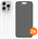 BlueBuilt Backcover iPhone 16 Pro Max Weiß + Panzerglas mit Blickschutzfilter Doppelpack