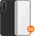 BlueBuilt OnePlus Nord 5 Backcover Schwarz + Panzerglas Doppelpack