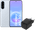 Samsung Galaxy A57 128GB Hellblau 5G + BlueBuilt Ladegerät mit USB-C-Anschluss 45 W Schwarz Hellblau
