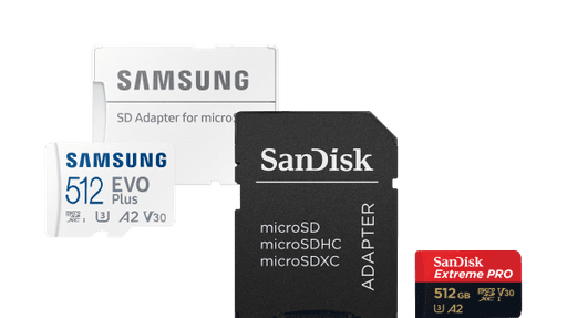 microSD-Karten für Drohnen