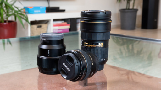 Choose your type of camera lens