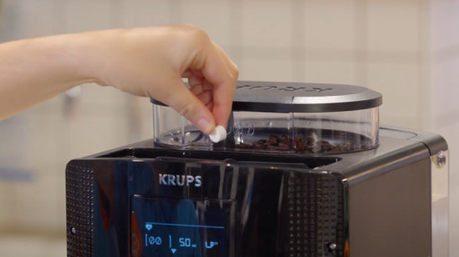 Maintain Krups fully automatic coffee machine