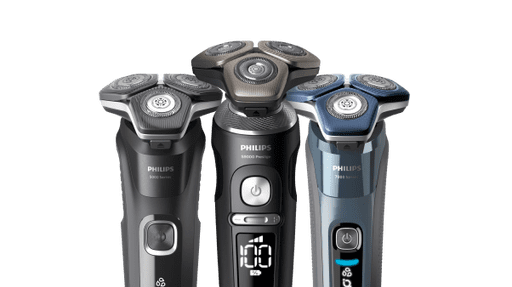 Shavers with rotating head