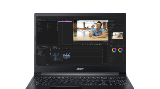 Laptops zur Videobearbeitung