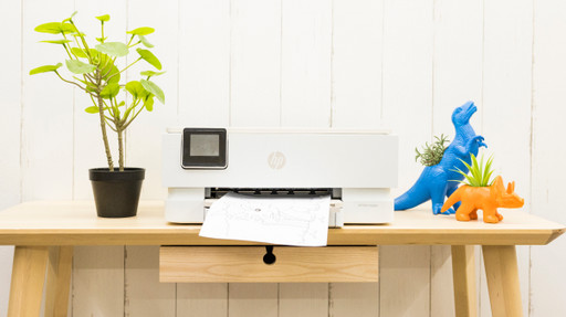 HP ENVY printer in home office