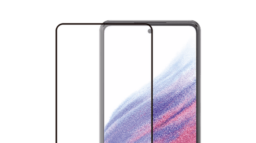 OLi Schutzfolie 2X 9D mit Ränder Displayschutzglas für Samsung