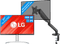 LG 27UP83AK-W + BlueBuilt Monitorhalterung Gas
