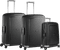 S'Cure Spinner 69cm + 69cm + 55cm Black Suitcases