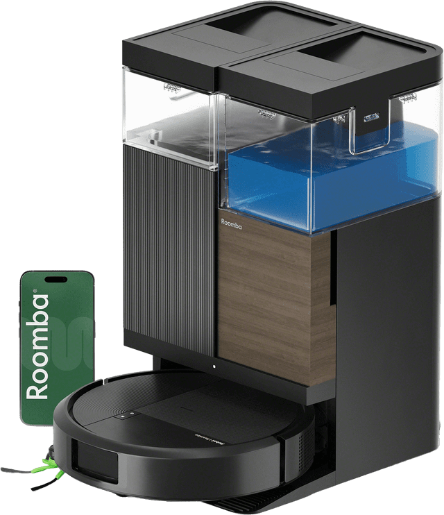 iRobot Roomba Combo Plus 575 Black — Saugroboter mit Absaugstation