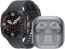 Samsung Galaxy Watch Ultra 2 5G Titanschwarz 47 mm + Samsung Galaxy Buds4 Pro Weiß