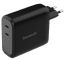 BlueBuilt 140-Watt-GaN-Ladegerät mit 2 USB-C-Ports Schwarz