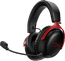 HyperX Cloud III Wireless Gaming-Headset - Schwarz/Rot (PC, PS5, PS4)