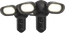 Ring Floodlight Kamera Wired Pro 2. Generation Schwarz Doppelpack