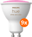 Philips Hue White & Color GU10 9er-Pack